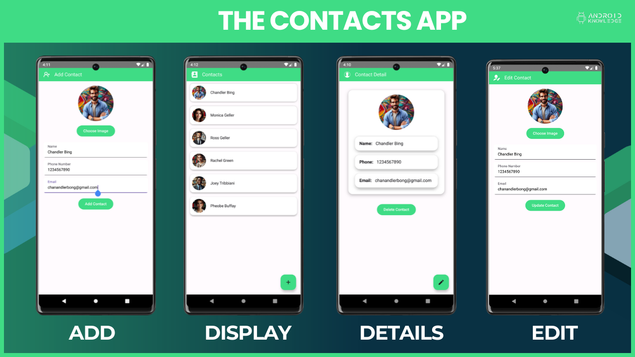 The Contacts App – Prerequisites.